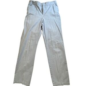 Appleseed's Pull On‎ Pants Elastic Waist Denim Blue Cotton Blend Size 12